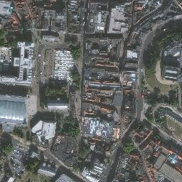 Satellite imagery of Norwich Castle, GB