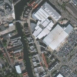 Satellite imagery of Norwich Castle, GB