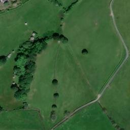 Satellite imagery of Llanllugan Abbey, GB