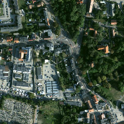 Satellite imagery of Szamotuły -Zamek póznogotycki, PL