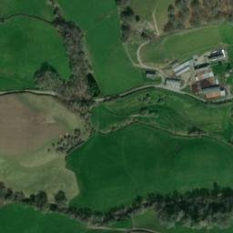 Satellite imagery of Llanllugan Abbey, GB