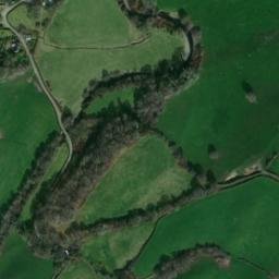 Satellite imagery of Llanllugan Abbey, GB