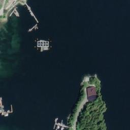 Satellite imagery of Klemtu Point, CA