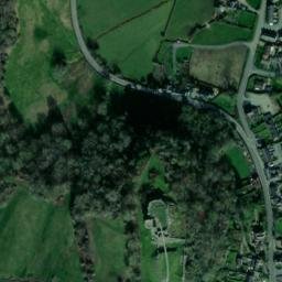 Satellite imagery of Montgomery Castle, GB