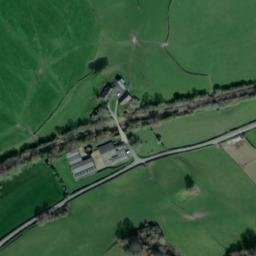 Satellite imagery of Cefn Bryntalch Motte, GB