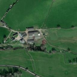 Satellite imagery of Cefn Bryntalch Motte, GB