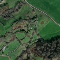 Satellite imagery of Dolforwyn Castle, GB
