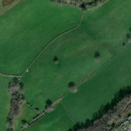 Satellite imagery of Dolforwyn Castle, GB