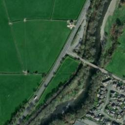 Satellite imagery of Bryn Derwen Motte, GB