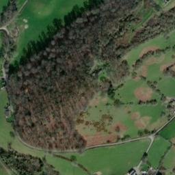 Satellite imagery of Dolforwyn Castle, GB