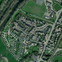 Satellite imagery of Bryn Derwen Motte, GB