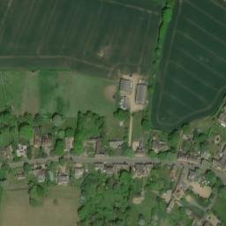 Satellite imagery of Fotheringhay Castle, GB