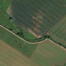 Satellite imagery of Fotheringhay Castle, GB