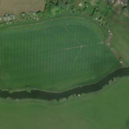 Satellite imagery of Fotheringhay Castle, GB