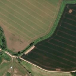 Satellite imagery of Fotheringhay Castle, GB