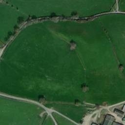 Satellite imagery of Aberhafesp Hall Mound, GB