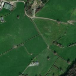 Satellite imagery of Aberhafesp Hall Mound, GB