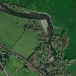 Satellite imagery of Aberhafesp Hall Mound, GB