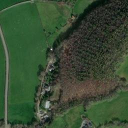 Satellite imagery of Aberhafesp Hall Mound, GB