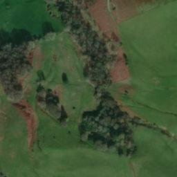 Satellite imagery of Bron Felin Motte, GB