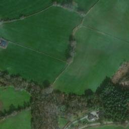 Satellite imagery of Cae Domen Mound, GB