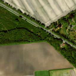 Satellite imagery of Boundary stone from 1770, NL