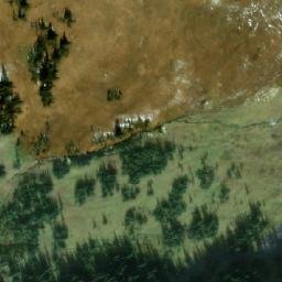 Satellite imagery of Isosceles Mountain, CA