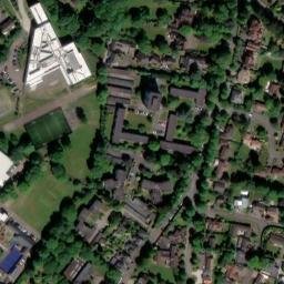 Satellite imagery of St George Parish Boundy Marker, GB