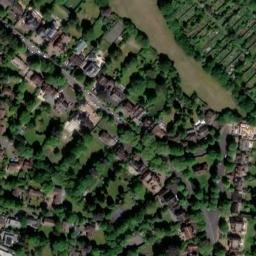 Satellite imagery of St George Parish Boundy Marker, GB