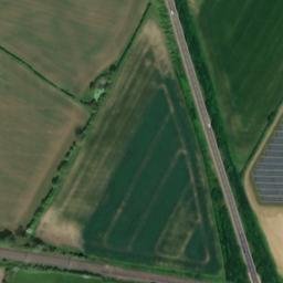 Satellite imagery of Braybrooke Castle, GB