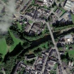 Satellite imagery of Llanidloes Castle, GB