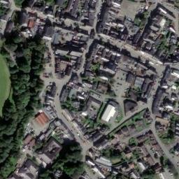 Satellite imagery of Llanidloes Castle, GB