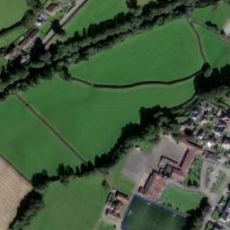 Satellite imagery of Llanidloes Castle, GB