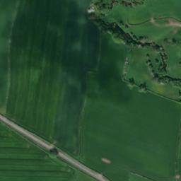 Satellite imagery of Clun Castle, GB