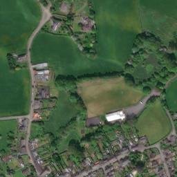 Satellite imagery of Clun Castle, GB