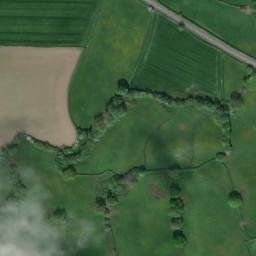 Satellite imagery of Clun Castle, GB