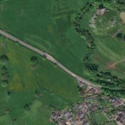 Satellite imagery of Clun Castle, GB