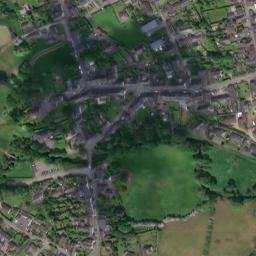 Satellite imagery of Clun Castle, GB