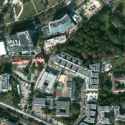 Satellite imagery of Poznań, PL