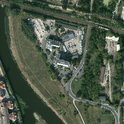 Satellite imagery of Poznań  Nowe Miasto - Pałac barokowy, PL