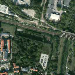 Satellite imagery of Poznań  Nowe Miasto - Pałac barokowy, PL