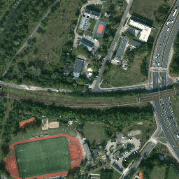 Satellite imagery of Poznań  Nowe Miasto - Pałac barokowy, PL