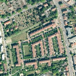 Satellite imagery of LGN, DE
