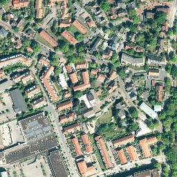 Satellite imagery of LGN, DE