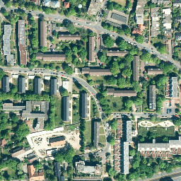 Satellite imagery of LGN, DE