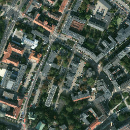 Satellite imagery of Poznań, PL