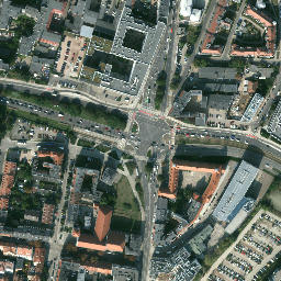 Satellite imagery of Poznań, PL
