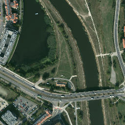 Satellite imagery of Poznań  Nowe Miasto - Pałac barokowy, PL