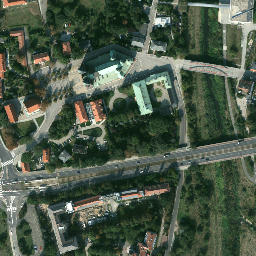 Satellite imagery of Poznań  Nowe Miasto - Pałac barokowy, PL