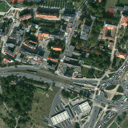 Satellite imagery of Poznań  Nowe Miasto - Pałac barokowy, PL